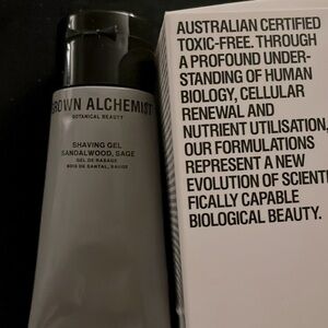NIB Grown Alchemist shaving sandalwood, sage full size